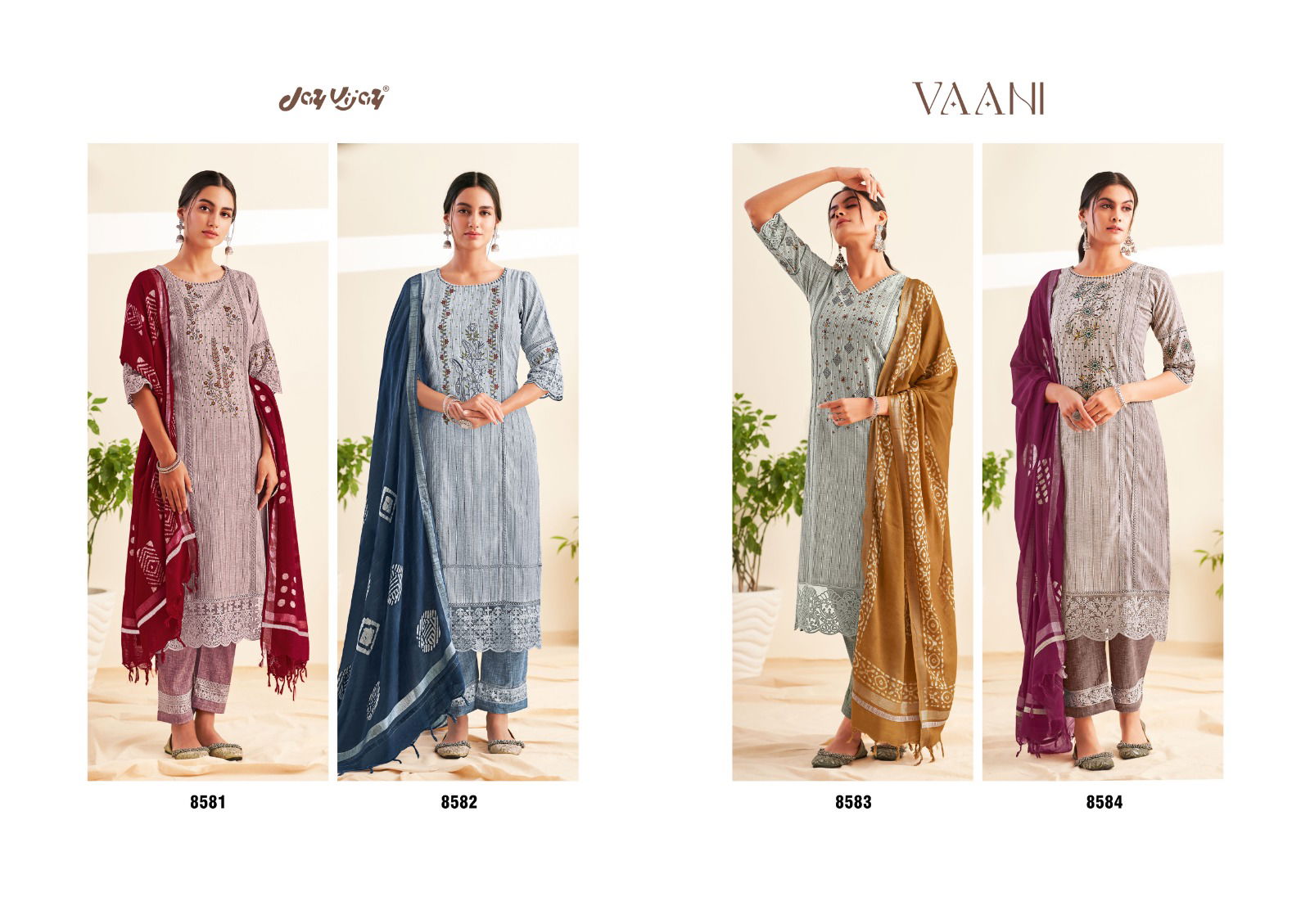 Vaani Jayvijay Designer Salwar Suits Catalog